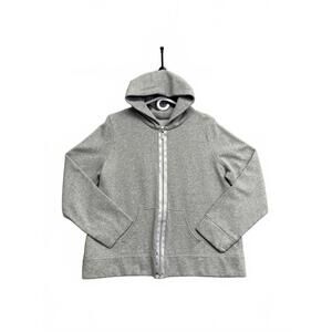 Talbots Grey Full Zip Hoodie Well Built Great Shape Missing Tag Women's Size XL